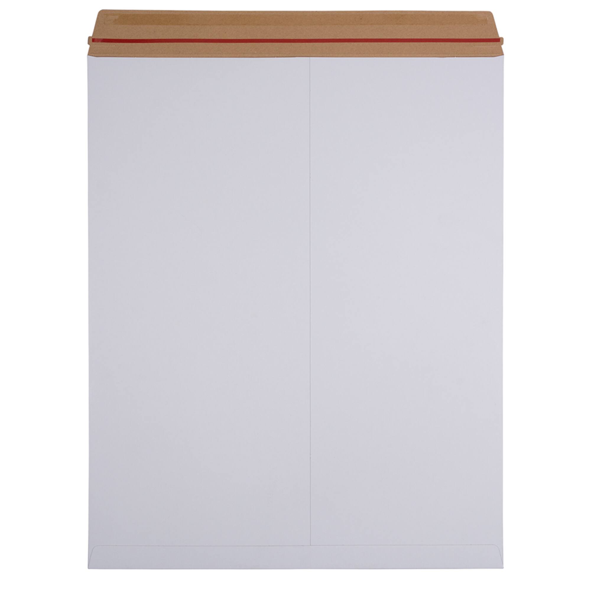 JAM Paper 17" x 21" White Flat Photo Mailer Peel & Seal Closure Envelopes, 6ct.